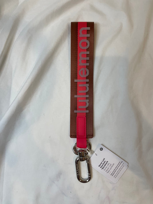 NWT Never Lost Keychain Wordmark