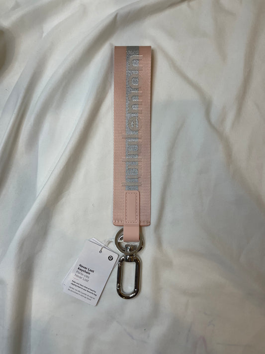 NWT Never Lost Keychain Wordmark