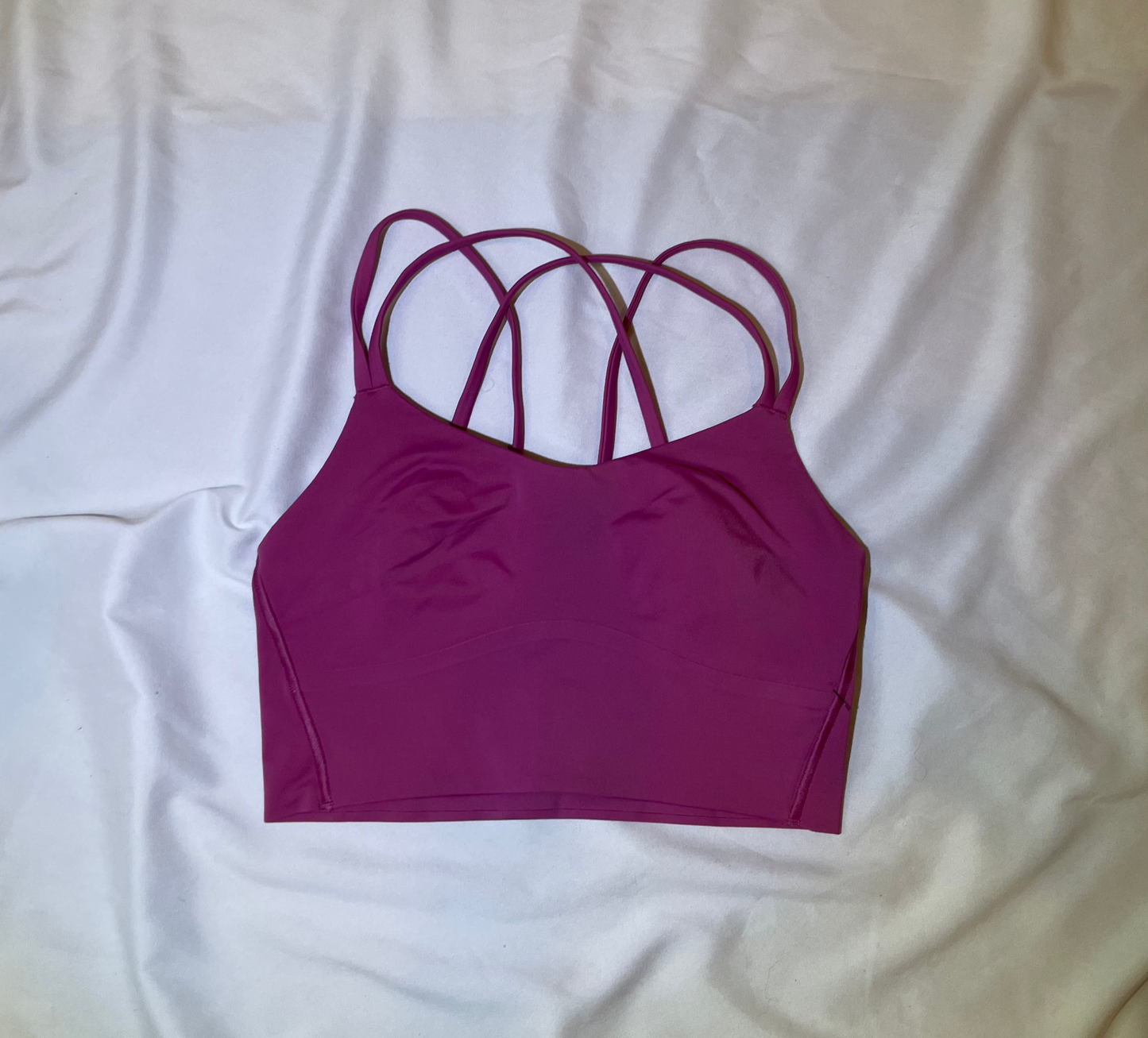 Size 4 B/C Mulled Wine Like a Cloud Longline Bra