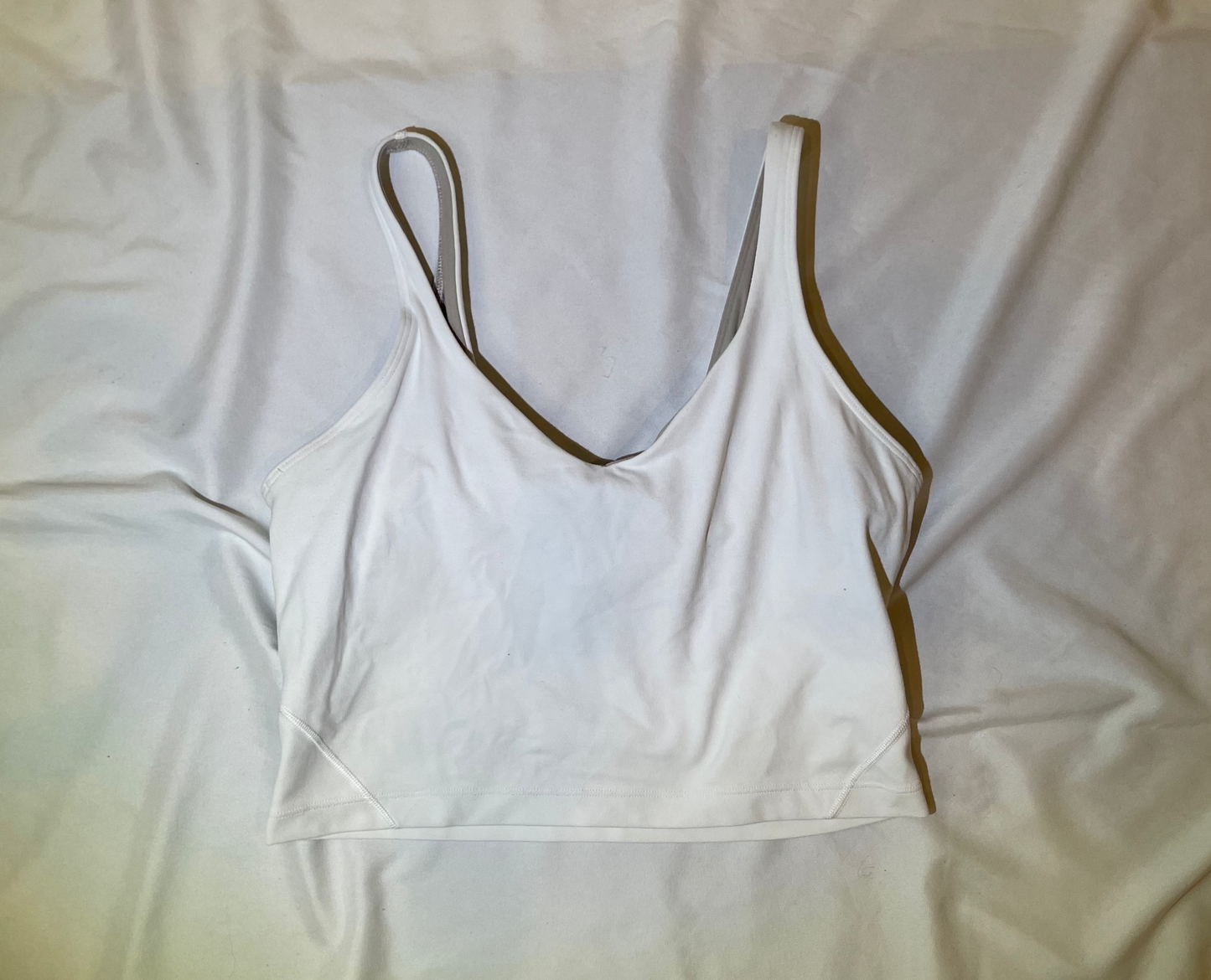 Size 8 White Align Tank