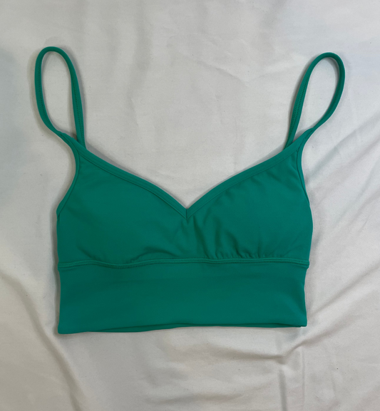 Size 2 A/B Kelly Green Align Sweetheart Bra